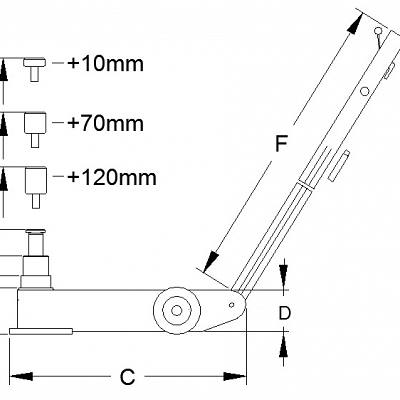 DVIGALKA PNEVMOHIDR. A4020-C 40/20t