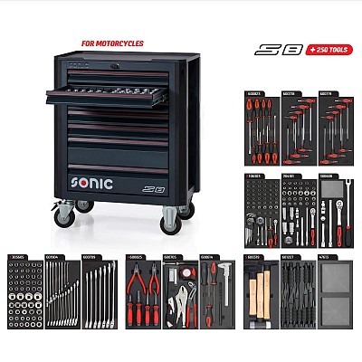 SONIC NEXT S8 VOZIČEK Z ORODJEM, 250 kos 
