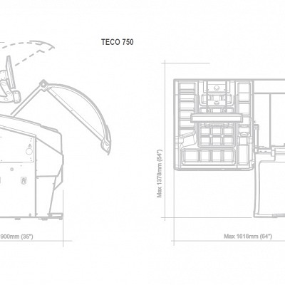 TECO 750 AVTOMATSKA CENTRIRKA